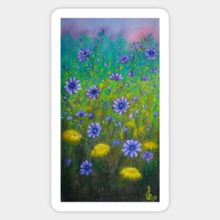 summer meadow - cichorius Sticker